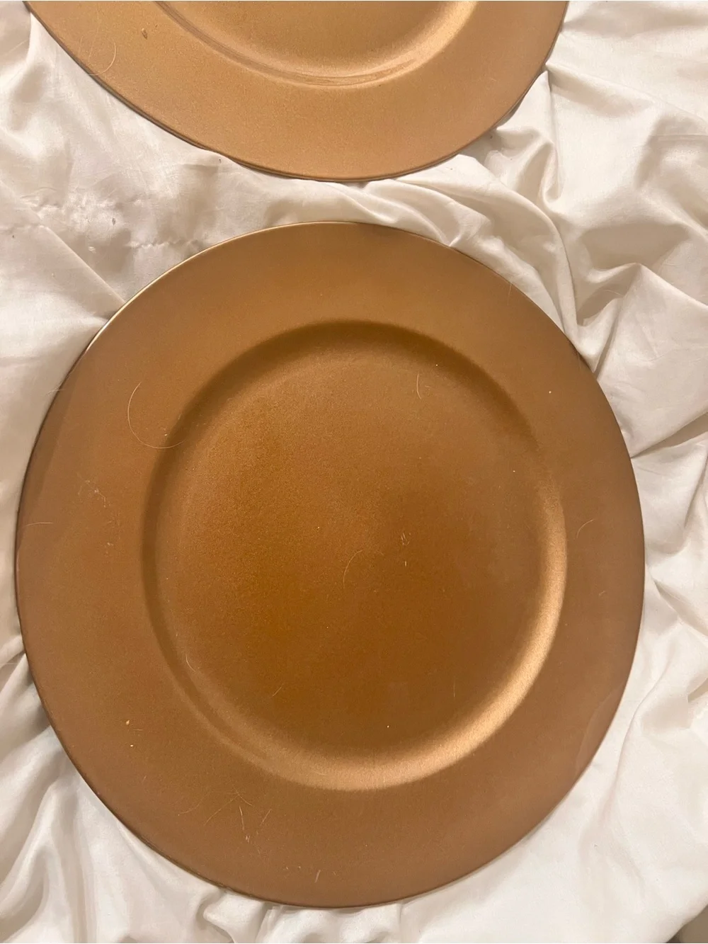 Target Metallic Copper Charger Plates - Warm Copper Finish